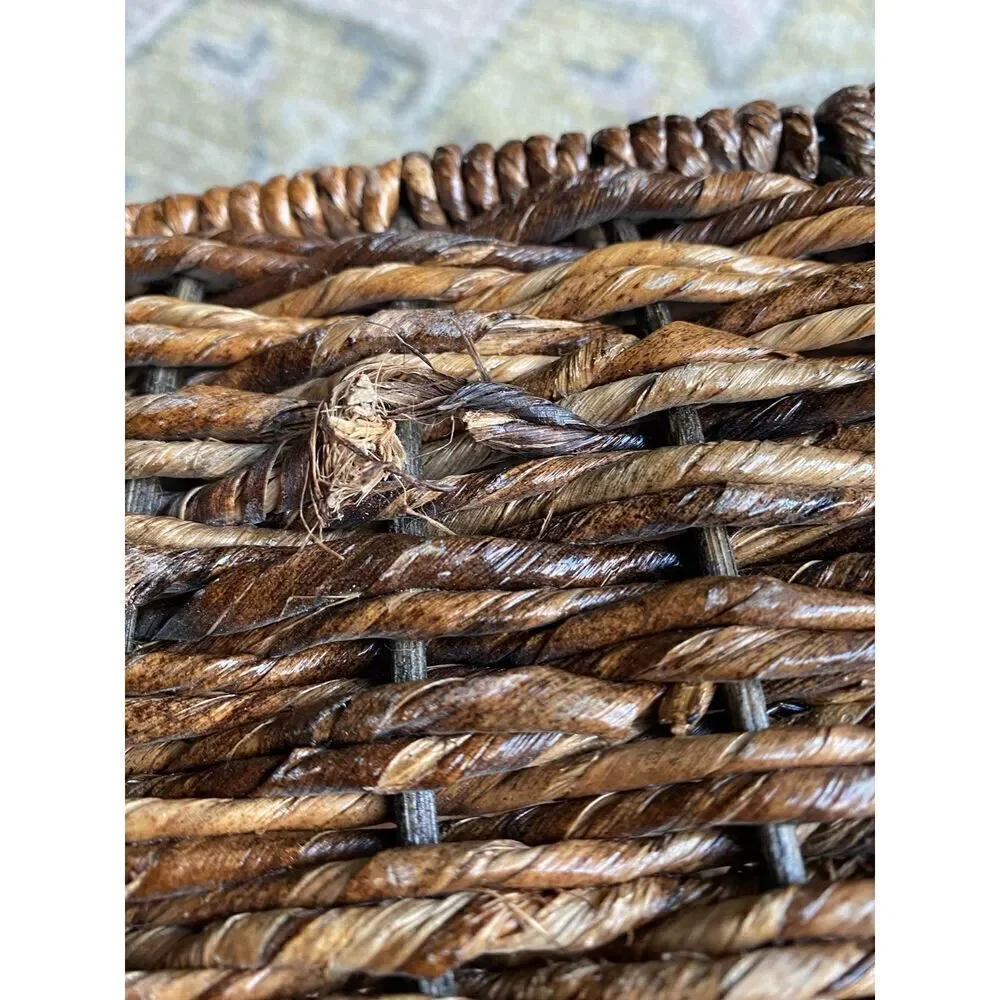 Target Abaca Dark Weaved Basket